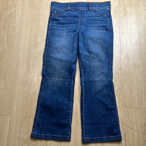 NEW! SPANX Kick Flare Jeans VINTAGE INDIGO SIZE XLARGE 20541R 1014 - Picture 6 of 10